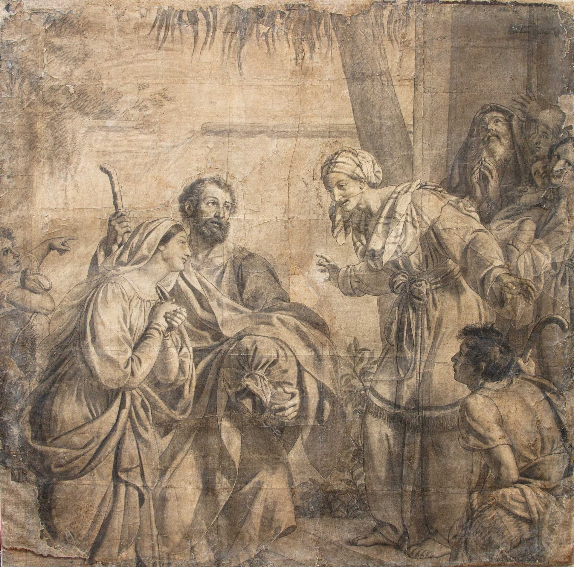 Enrico Scuri (Bergamo, 1806 – 1884), Visita di Maria a Santa Elisabetta